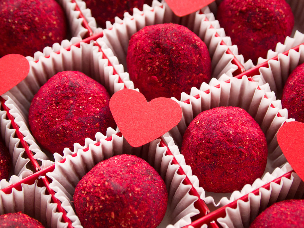 Granatapfel Schokoladentrüffel